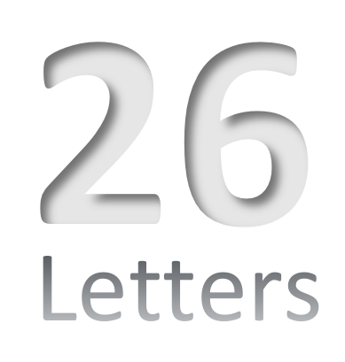 26 Letters